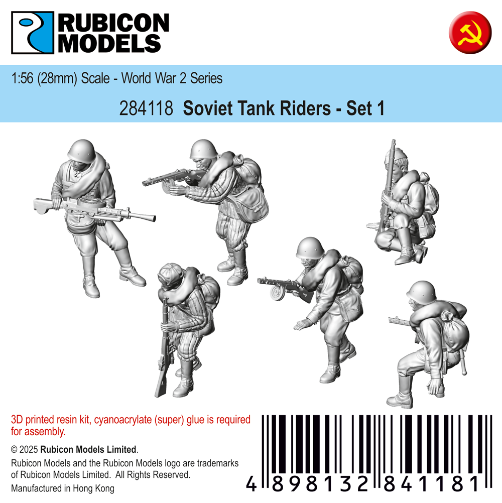 284118 - Soviet Tank Riders – Rubicon Models Asia Pacific