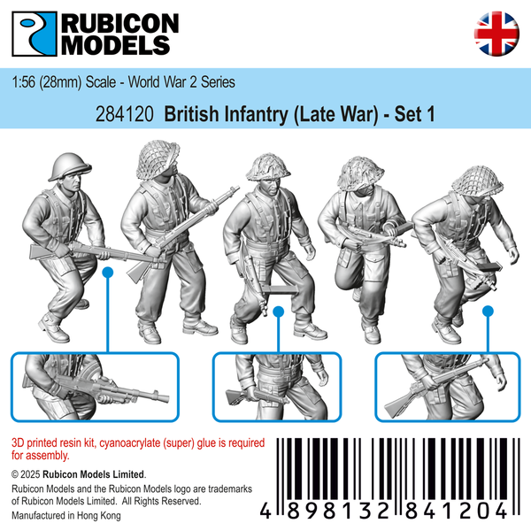 284120 -British Infantry(Late War) - Set 1
