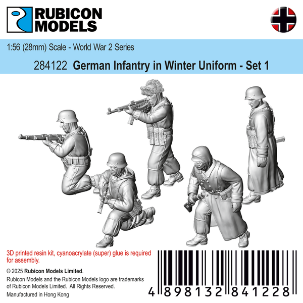 284122 -German Infantry in Winter Uniform -  Set 1