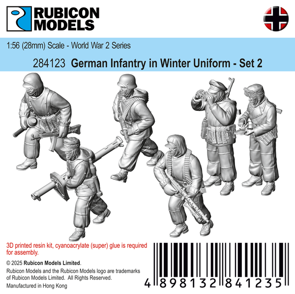 284123 -German Infantry in Winter Uniform -  Set 2