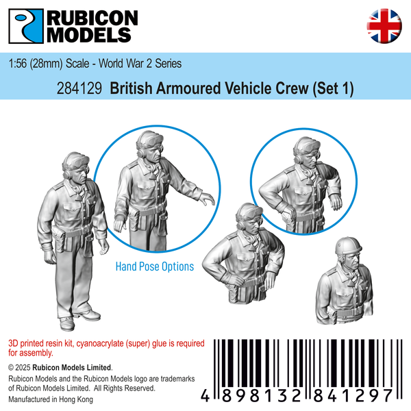 284129 -British Armoured Vehicle Crew - Set 1