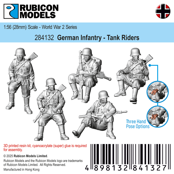 284132 -German Infantry - Tank Riders
