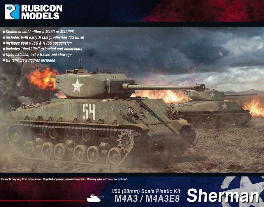 280042 - M4A3 / M4A3E8 Sherman – Rubicon Models Asia Pacific