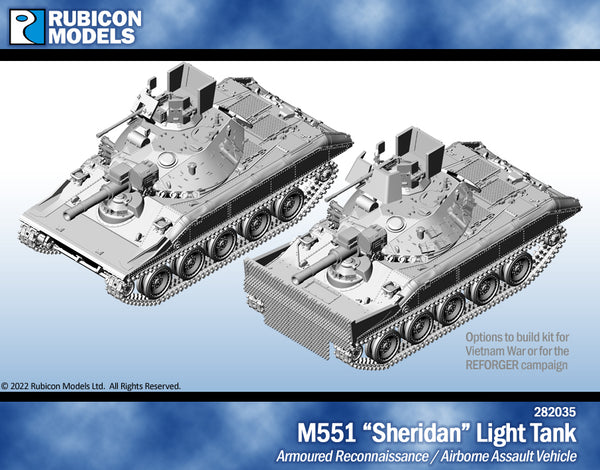 282035 - M551 "Sheridan" Light Tank - Resin