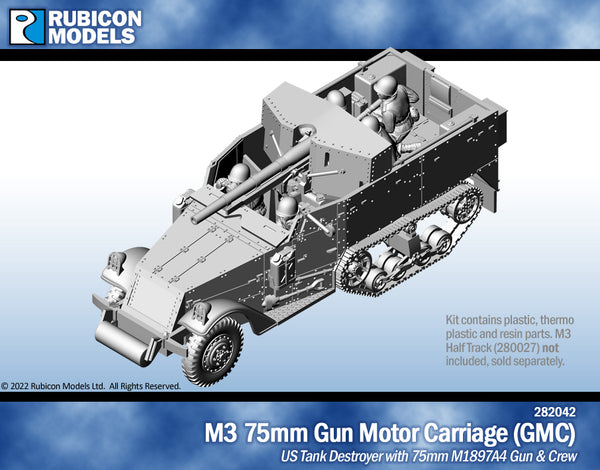 282042 - M3 75mm Gun Motor Carriage (GMC) - Resin