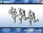 284031 - British Infantry Running - Pewter