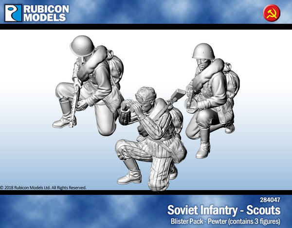 284047- Soviet Infantry - Scouts - Pewter