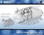 284056 - SdKfz 251/1 Assault Team (Set 1 of 2) - Pewter