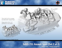 284057 - SdKfz 251/1 Assault Team (Set 2 of 2) - Pewter