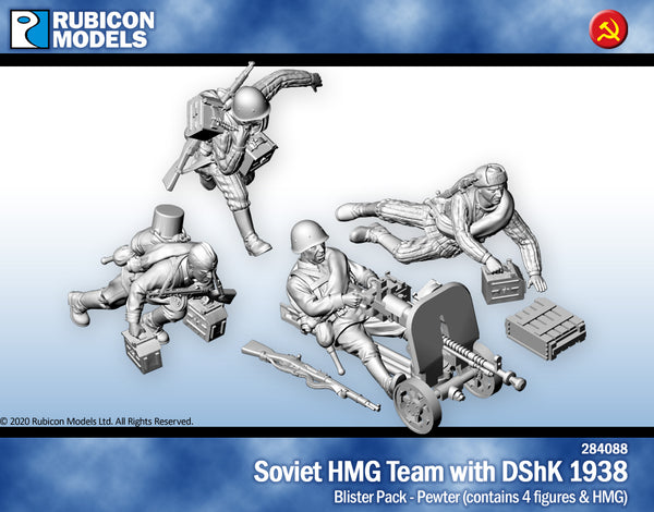 284088 - Soviet Heavy Machine Gun Team with DShK 1938 HMG - Petwer