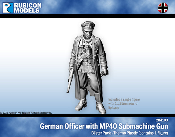 284103 - German Officer with MP40 Submachine Gun