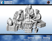 284060 - German Infantry - Briefing - Pewter