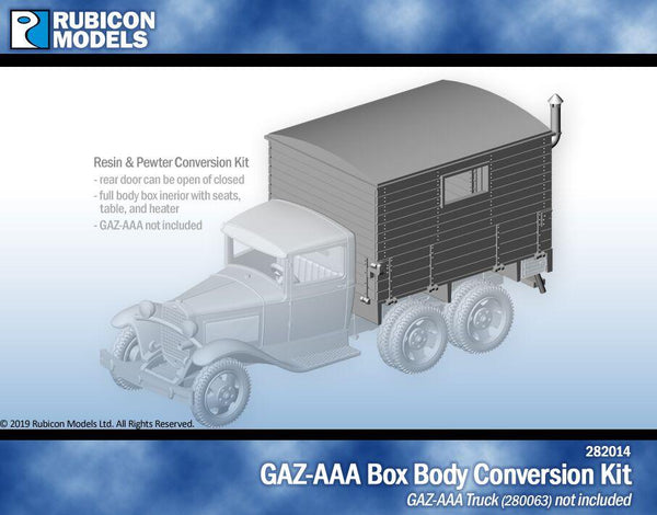 282014 GAZ-AAA Box Body upgrade Kit - Resin