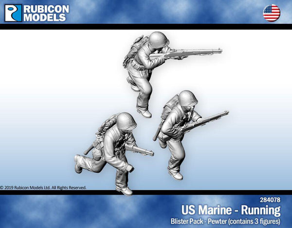 284078 - US Marines Running - Pewter