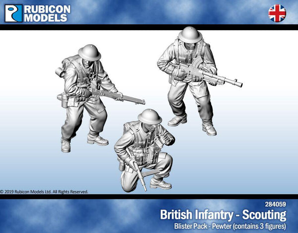 284059 - British Infantry Scouting - Pewter