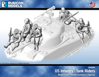 284066 - US infantry - tank Riders - Pewter