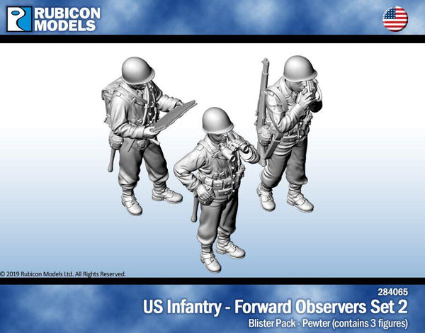 284065 - US Infantry - Forward Observers set 2 - Pewter